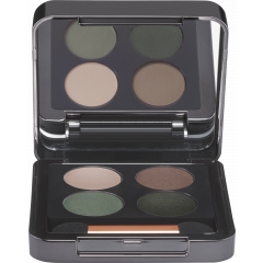 Selymes, lágy textúrájú szemhéjfesték a matt vagy fényes hatásért. Eye Shadow Quattro 03 green